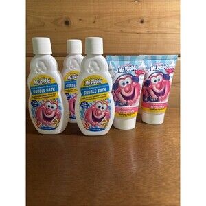 (3) 2.5 Oz Mr Bubble Bubble Bath Hypo-allergenic Dye Fragrance Free (2) Lotion